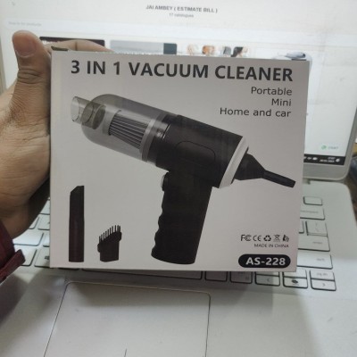 Portable 3-in-1 Vacuum Cleaner (Vacuum + Blower + Suction)