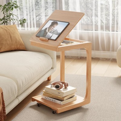 C-Shaped Smart Side Table