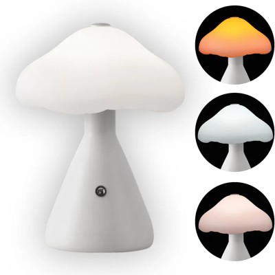 Mushroom Table Lamp – Rechargeable Ambient Light