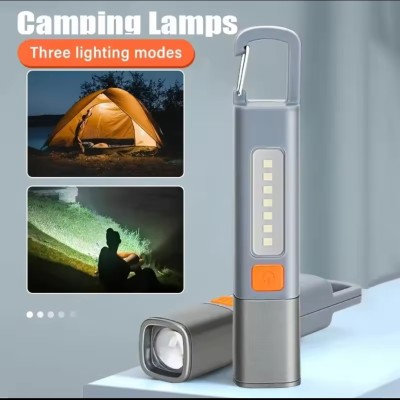 Multifunctional rechargeable LED flashlight