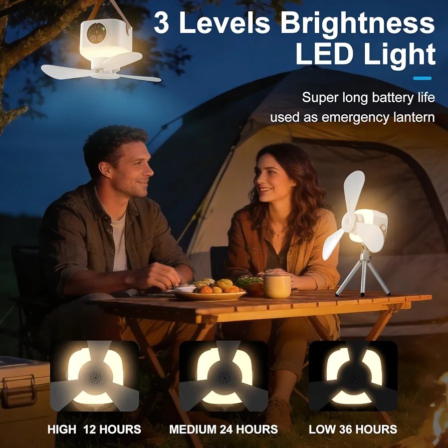 Portable Camping Ceiling Fan