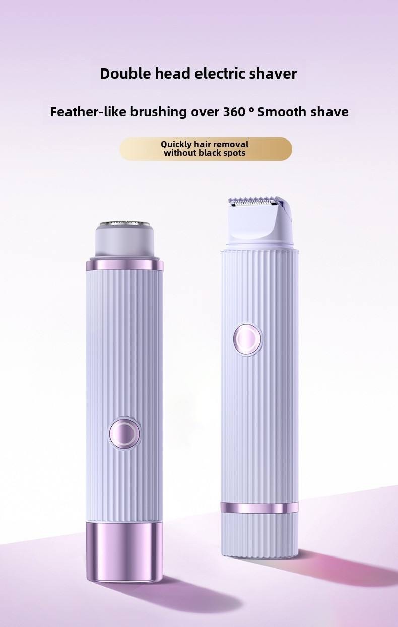 Dual-Head Electric Hair Remover