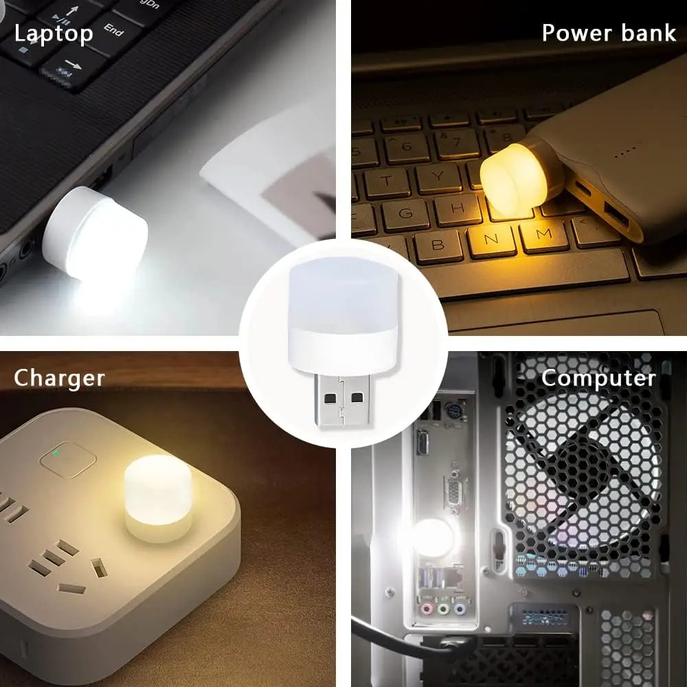 USB mini LED night light-3 pcs
