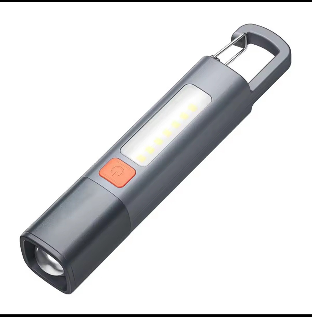 Multifunctional rechargeable LED flashlight
