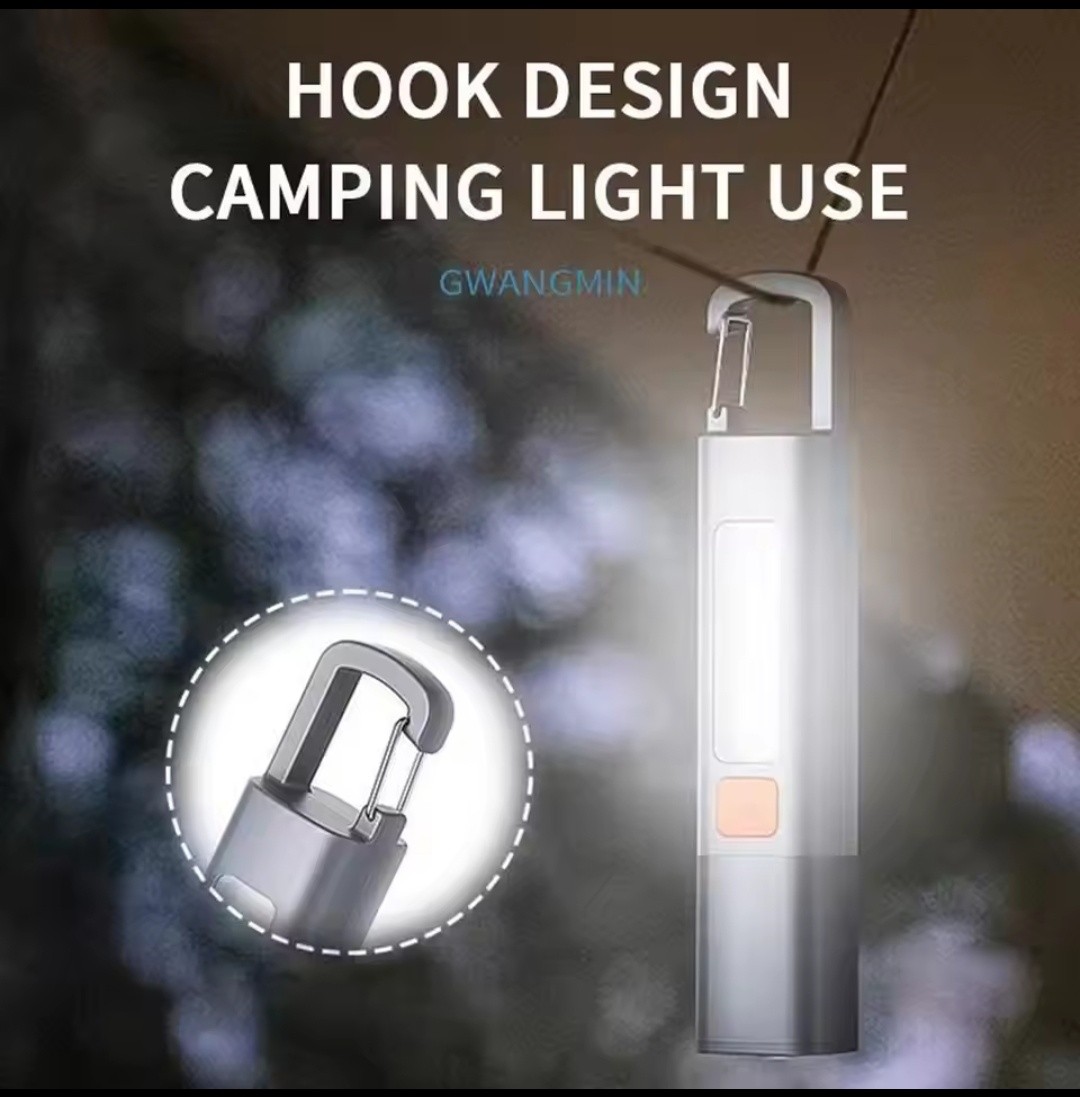 Multifunctional rechargeable LED flashlight