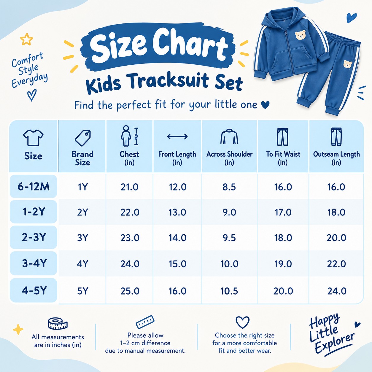 Premium Kids 2-Piece Tracksuit Set