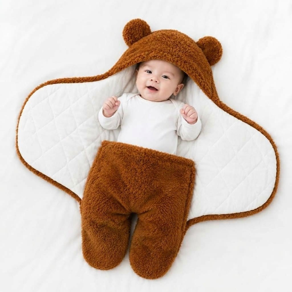 Baby Hooded Wrap Blanket