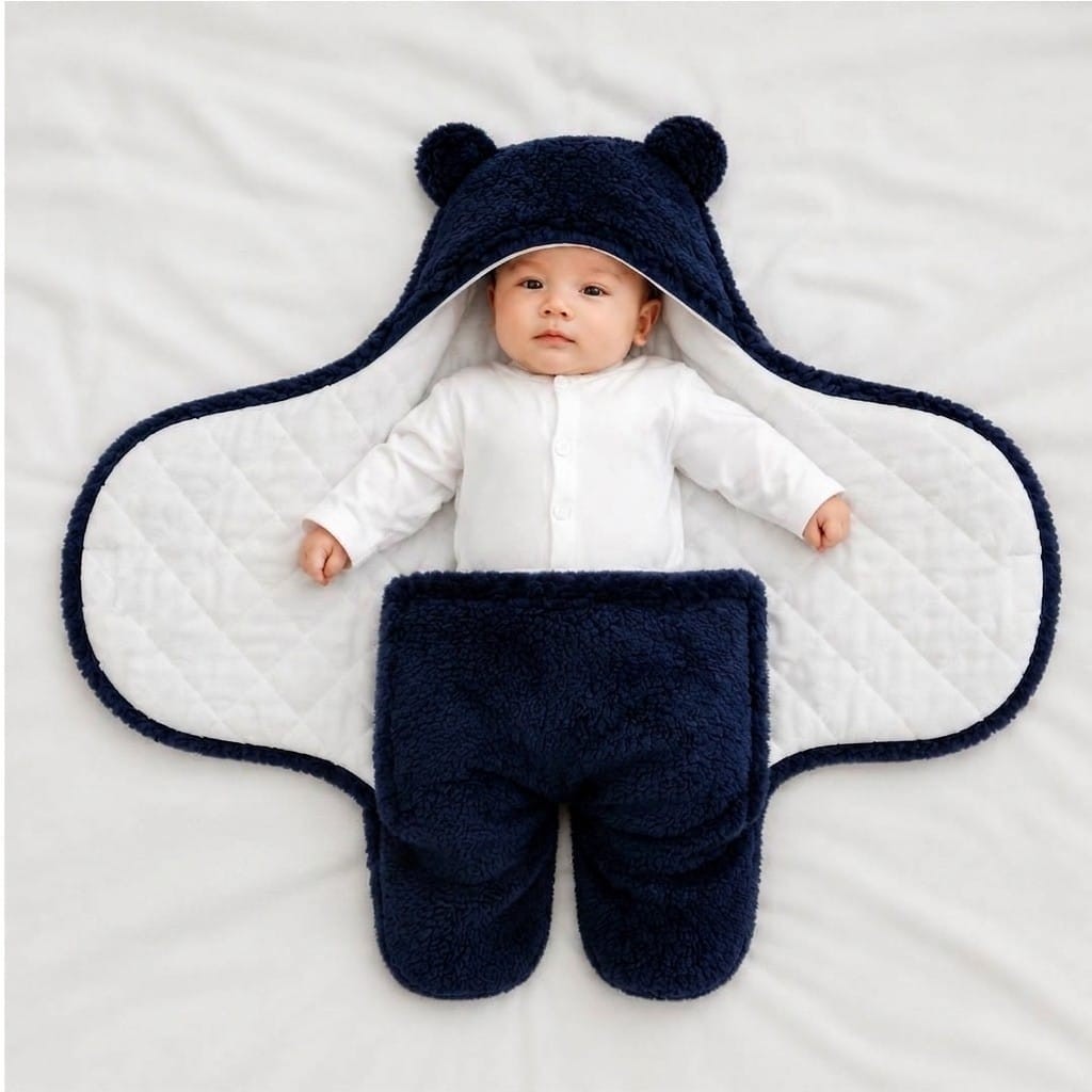 Baby Hooded Wrap Blanket