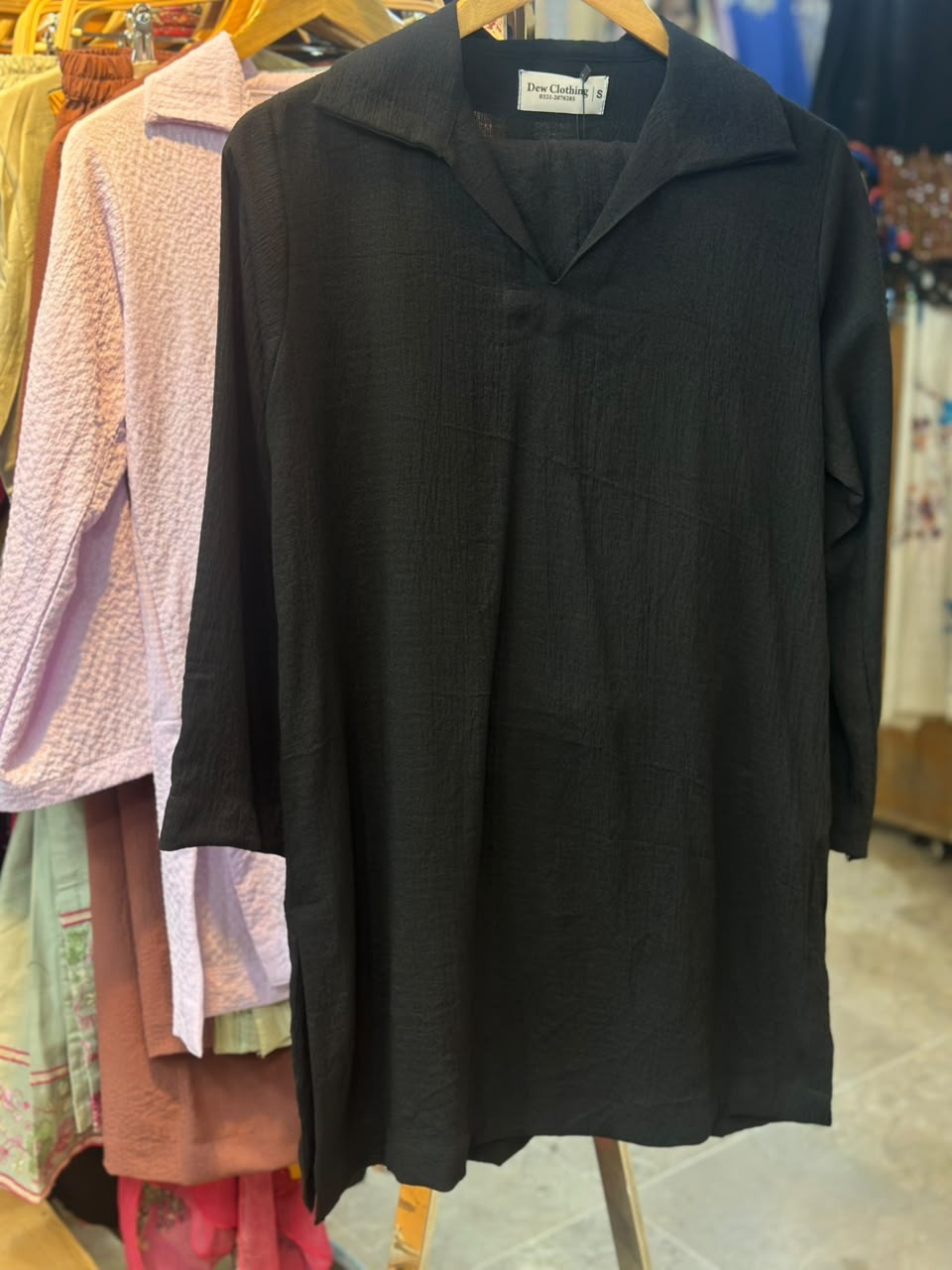 Women's Casual Collar Tunic Top