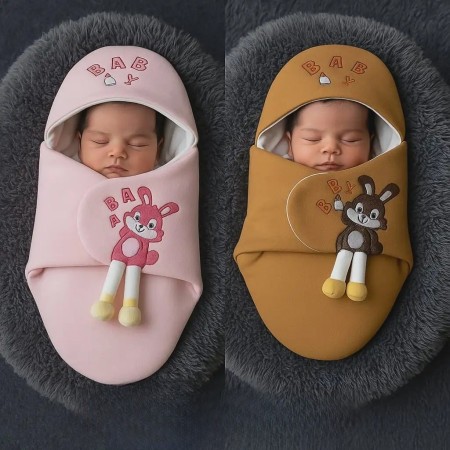 China Winter Protection Worm Baby Swaddle Blanket